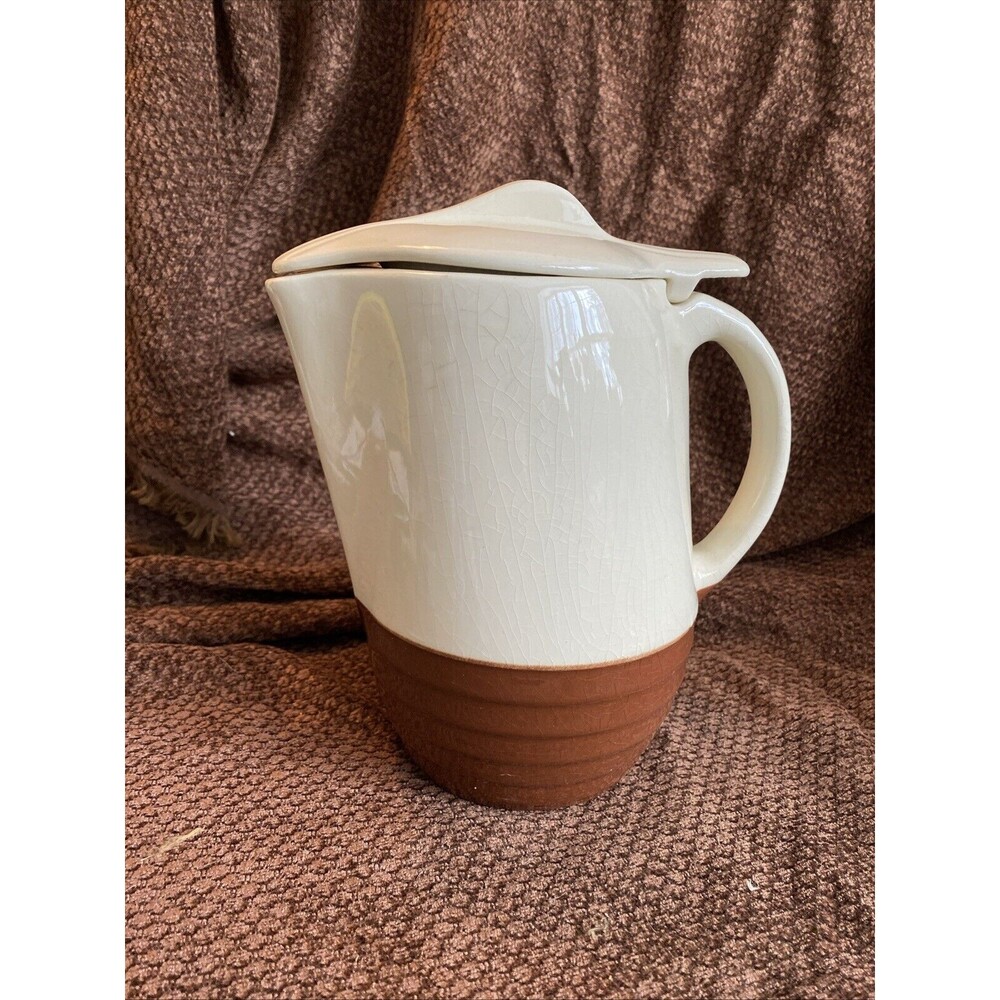 Vintage Universal Potteries Art Deco Oxford Ware Pitcher Atomic